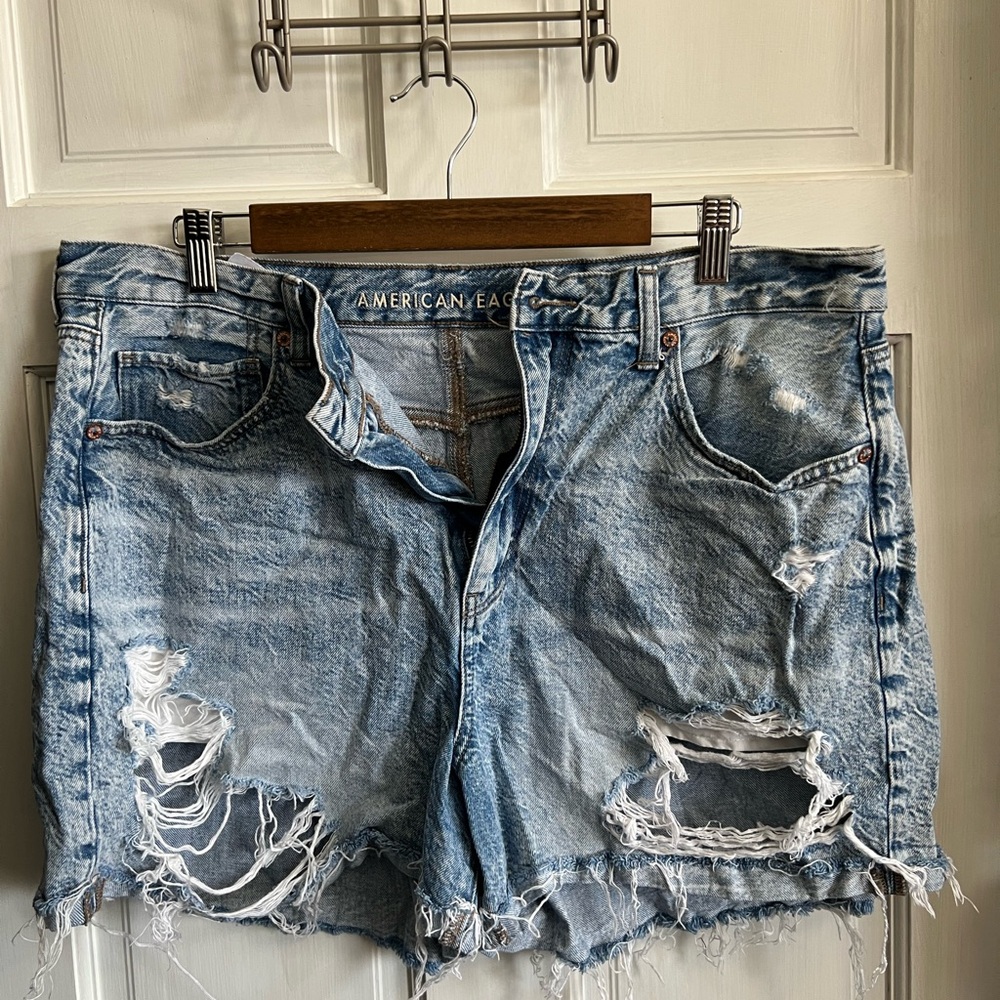 American Eagle Ripped Jean Shorts